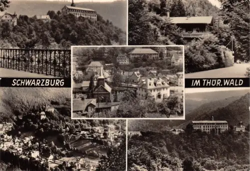 Schwarzburg (Thür.Wald) Mehrbildkarte gl1973 184.933