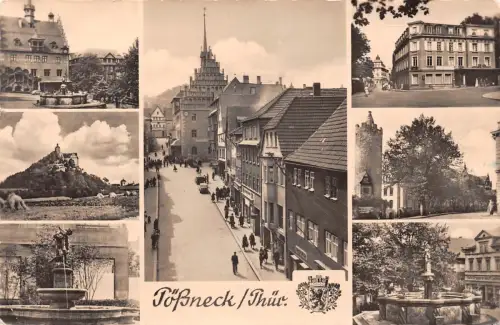 Pößneck i.Thür. Mehrbildkarte gl1957 184.945