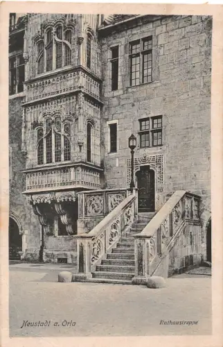 Neustadt (Orla) Rathaustreppe gl1925 184.955