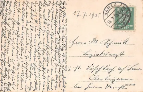 Neustadt (Orla) Rathaustreppe gl1925 184.955