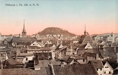 Pößneck i.Thür. Panorama ngl 184.985