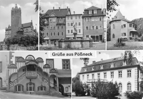 Pößneck i.Thür. Mehrbildkarte gl1985 184.981
