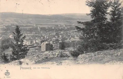 Pößneck i.Thür. von der Altenburg gl1906 184.990