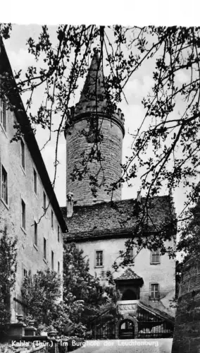Kahla i.Th. Im Burghof der Leuchtenburg gl1964 185.012