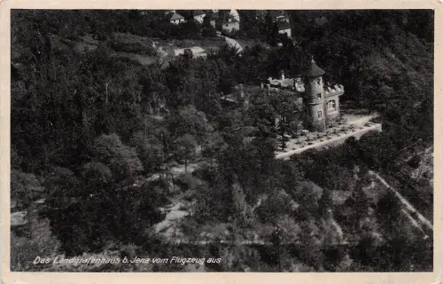 Jena Das Landgrafenhaus vom Flugzeug aus ngl 185.047