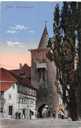 Jena Das Johannistor, privater Zusatzstempel feldpgl1918 185.107