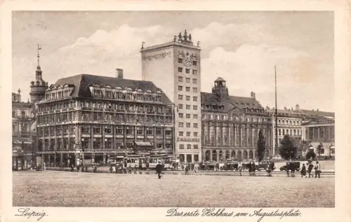 Leipzig Das erste Hochhaus am Augustusplatz gl1928 185.145