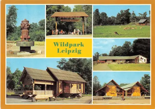 Leipzig Wildpark Mehrbildkarte ngl 185.156