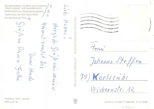 Leipzig Mehrbildkarte gl 185.162