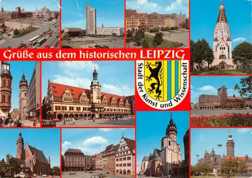 Leipzig Mehrbildkarte gl1997 185.166
