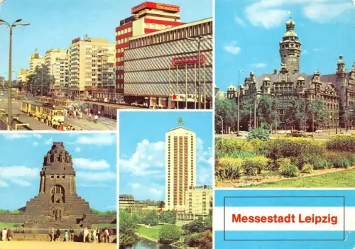 Leipzig Mehrbildkarte ngl 185.163