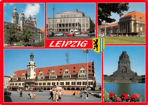 Leipzig Mehrbildkarte gl1994 185.167