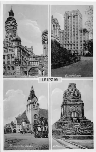 Leipzig Mehrbildkarte ngl 185.182