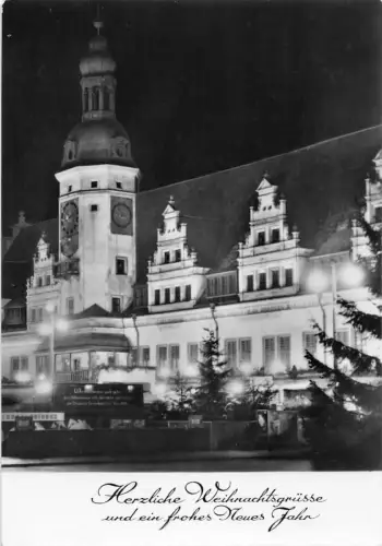 Leipzig Rathaus Weihnachtsgrüße gl 185.177