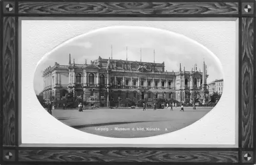 Leipzig Museum der bildenden Künste, Passpartoutkarte gl1919 185.185