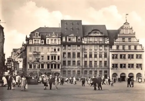 Leipzig Renaissancebauten am Markt ngl 185.208