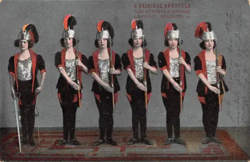 Leipzig 6 Original Dornfels vom BüttnerEnsemble gl1911 185.224