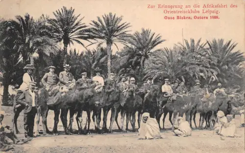 Leipzig Orientreiseclub, Afrikafahrt 1908 ngl 185.264