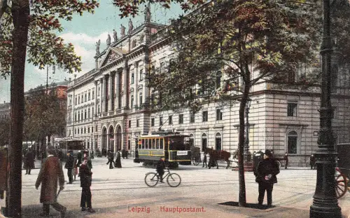 Leipzig Hauptpostamt gl1911 185.242