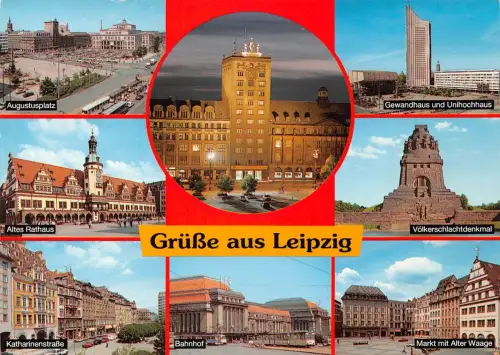 Leipzig Mehrbildkarte gl 185.279