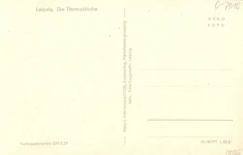 Leipzig Thomaskirche Innenansicht ngl 185.306