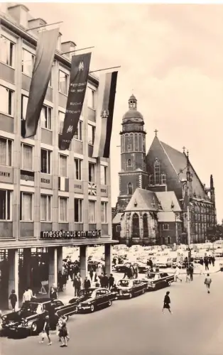 Leipzig Thomaskirche und Messehaus ngl 185.307