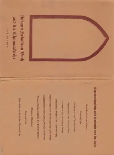 Leipzig Thomaskirche 12 Aufnahmen ngl 185.316