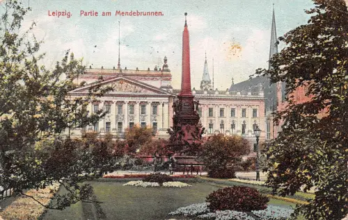 Leipzig Partie am Mändebrunnen gl1910 185.339