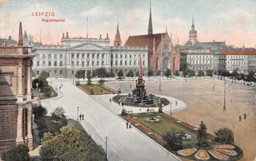 Leipzig Augustusplatz gl1909 185.337