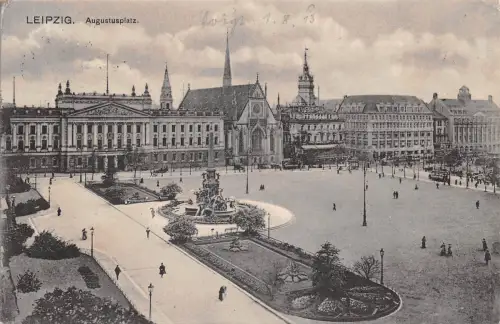 Leipzig Augustusplatz gl1913 185.348