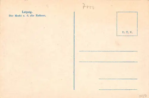 Leipzig Markt mit altem Rathaus ngl 185.363