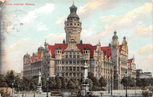 Leipzig Neues Rathaus gl1907 185.411