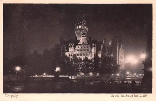 Leipzig Neues Rathaus im Licht ngl 185.409