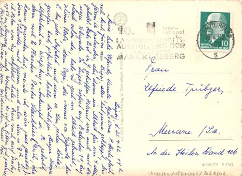 Leipzig Neues Rathaus mit Rathaus-Ring gl1962 185.408