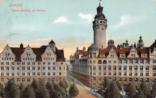 Leipzig Neues Rathaus gl1913 185.389