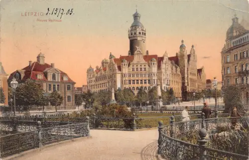 Leipzig Neues Rathaus gl1905 185.401