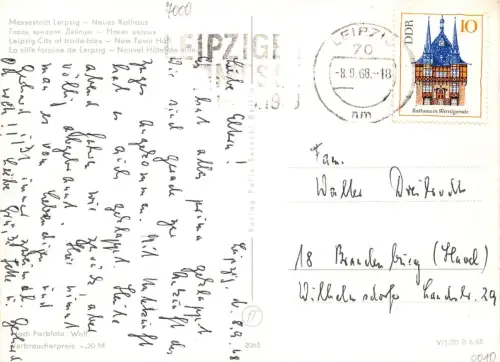 Leipzig Neues Rathaus gl1968 185.422