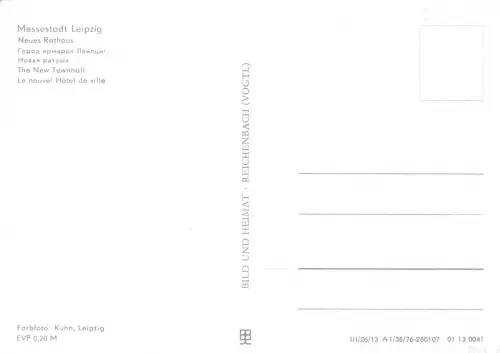 Leipzig Neues Rathaus ngl 185.423