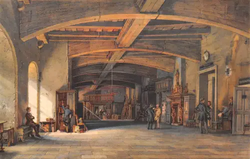 Leipzig Die Diele des Alten Rathaus ngl 185.443