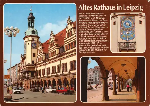 Leipzig Altes Rathaus Mehrbildkarte ngl 185.454