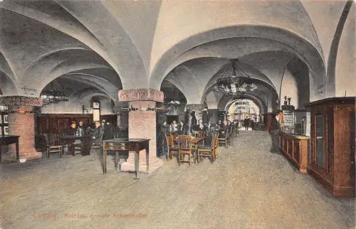 Leipzig Altes Rathaus großer Schankkeller gl1908 185.444