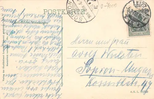 Leipzig Altes Rathaus großer Schankkeller gl1908 185.444