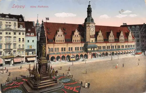 Leipzig Altes Rathaus gl1915 185.441