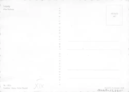 Leipzig Altes Rathaus ngl 185.453