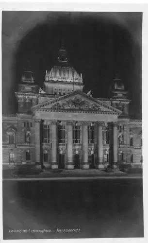 Leipzig Reichsgericht bei Nacht ngl 185.477
