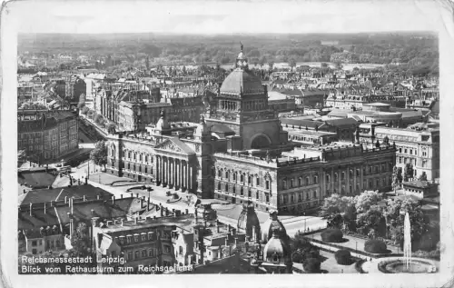 Leipzig Blick vom Rathausturm auf Reichsgericht ngl 185.493