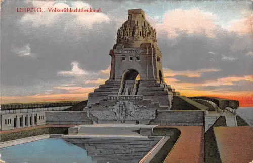 Leipzig Völkerschlachtdenkmal gl1912 185.555