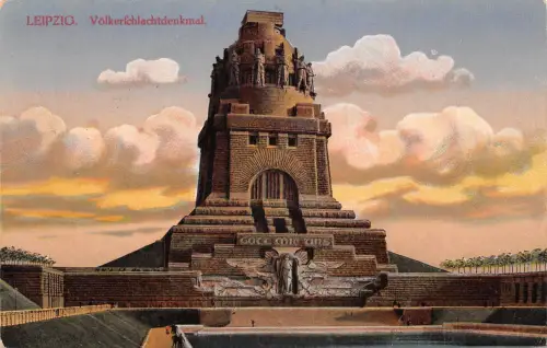 Leipzig Völkerschlachtdenkmal feldpgl1917 185.554