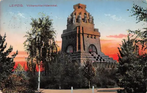 Leipzig Völkerschlachtdenkmal gl1913 185.553