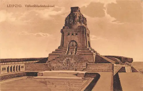 Leipzig Völkerschlachtdenkmal feldpgl1917 185.538